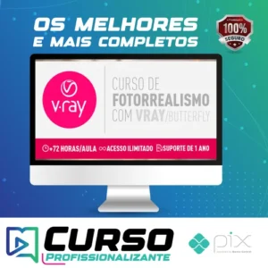 Curso Fotorrealismo com Vray Butterfly