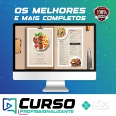 Menu de Comida 4K: Exibição do Restaurante
