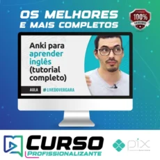 Cards no Anki do Curso de Inglês