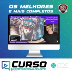 Como fazer Quadros Decorativos Usando Impressora A4